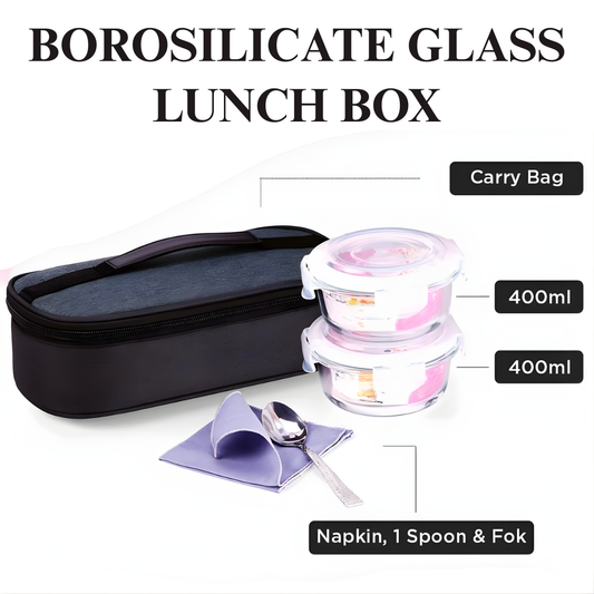 GIMI Glass Lunch Box GW2C