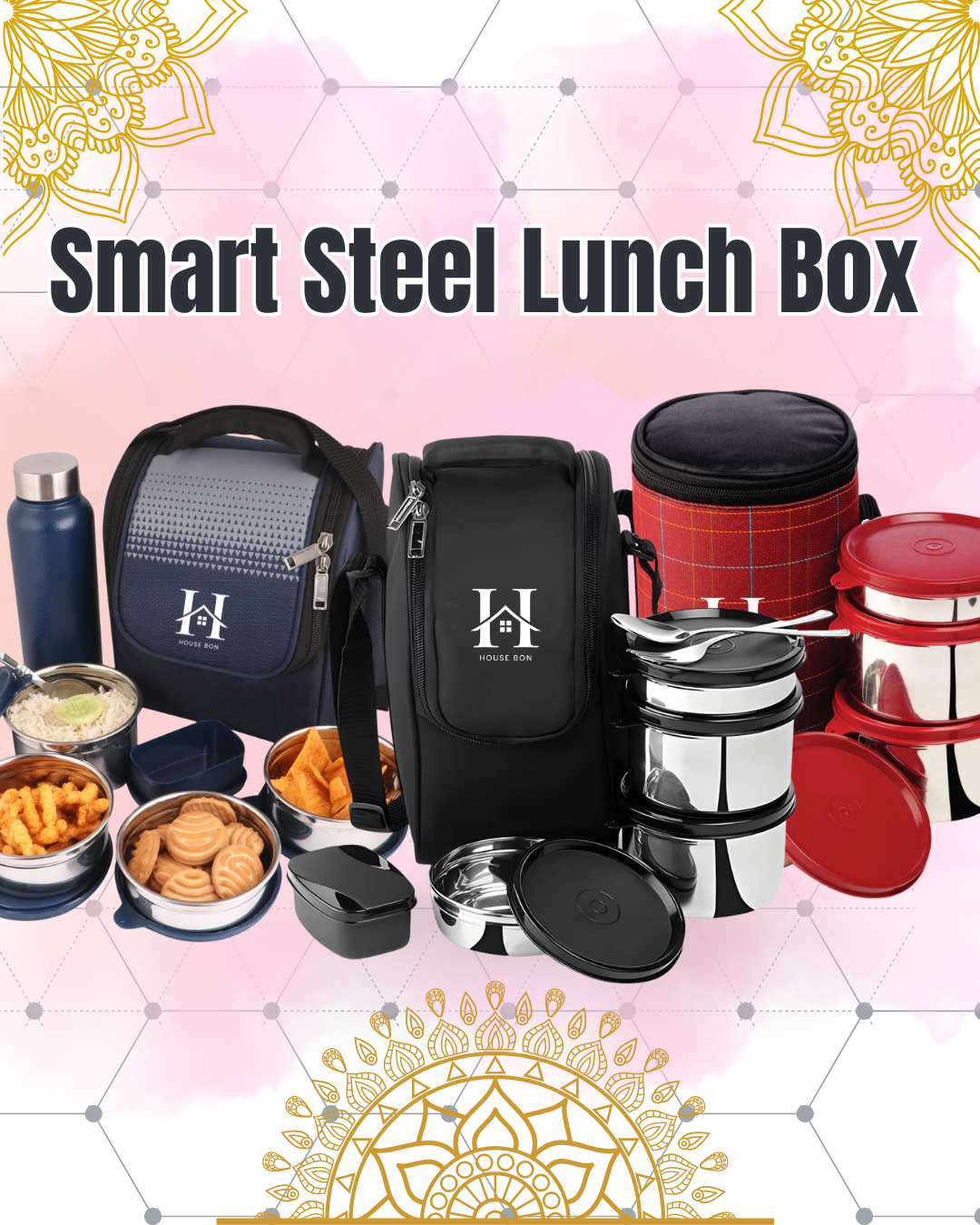 Smart Steel Lunch Box