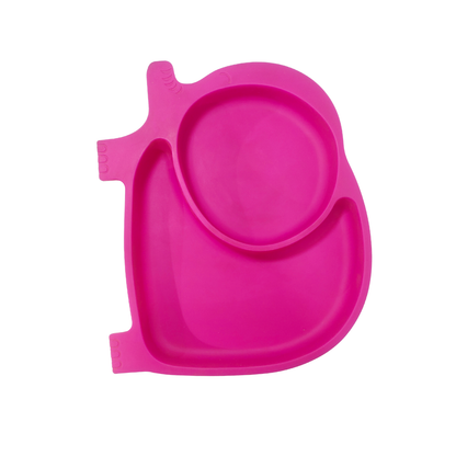 Elephant Silicone Suction Divided Toddler Plate