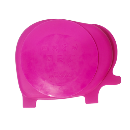 Elephant Silicone Suction Divided Toddler Plate