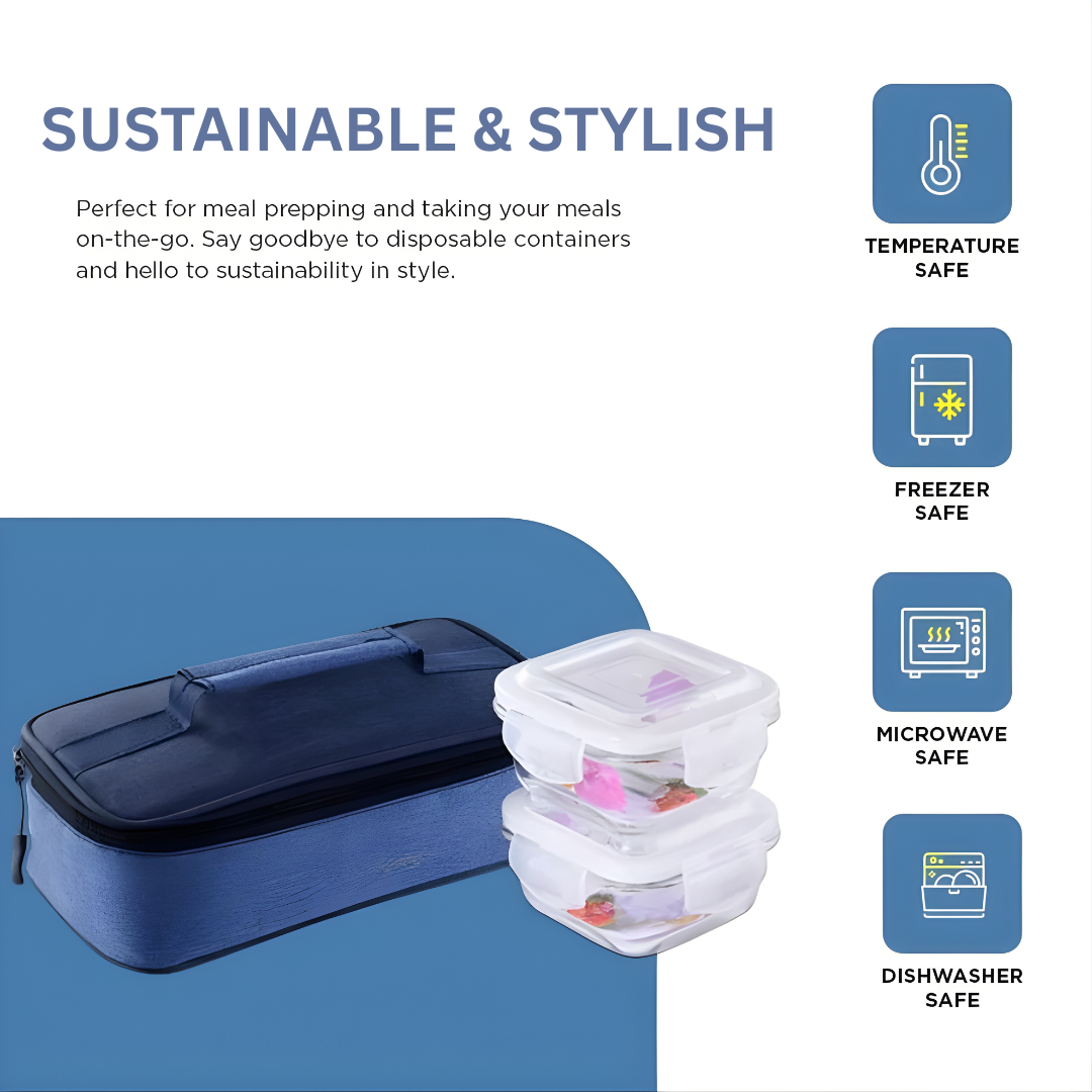 GIMI Glass Lunch BOX GL2