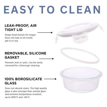 GIMI Glass Lunch Box GW2C