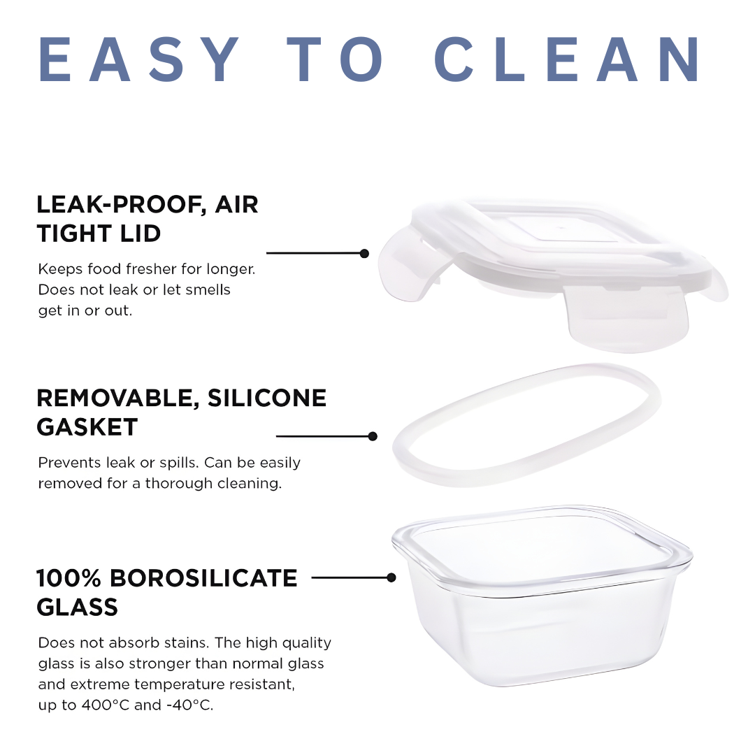 GIMI Glass Lunch BOX GL2